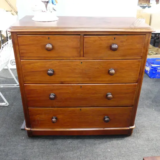 LG VICTORIAN CHEST OF DRAWERS 1150x505x1140mm