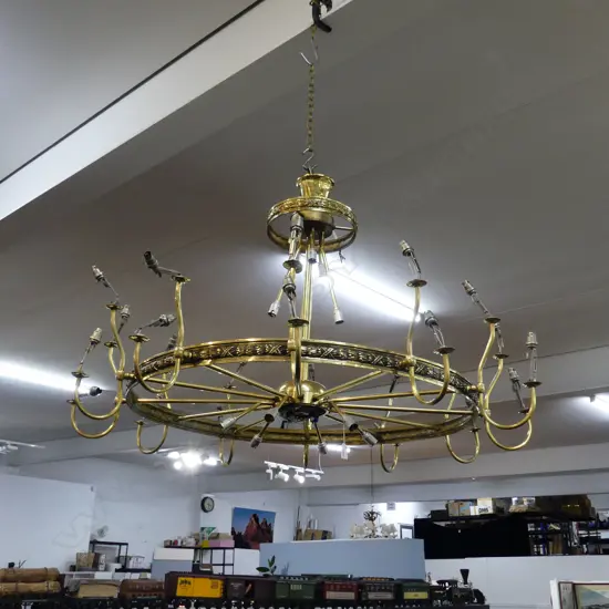 LG CIRCULAR LIGHT FITTING 1200mm dia H.750mm