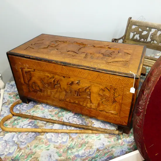 CAMPHOR CHEST - ENGLISH MAKE 900x440x460mm