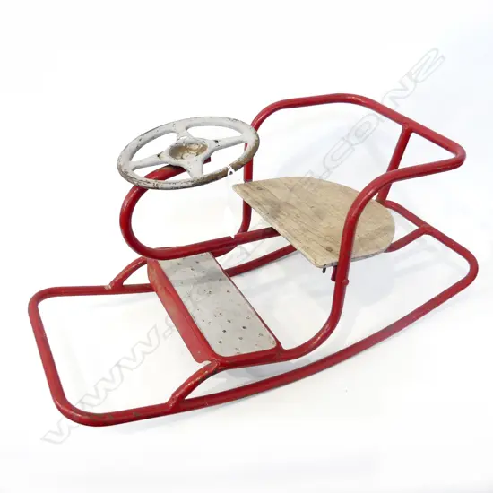 VINTAGE CHILD'S ROCKER L. 710MM