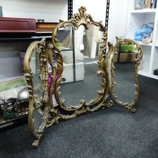  3 PCE DRESSING TABLE MIRROR W.850mm H.750mm