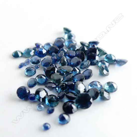 BAG 10CT FACETED SAPPHIRE 