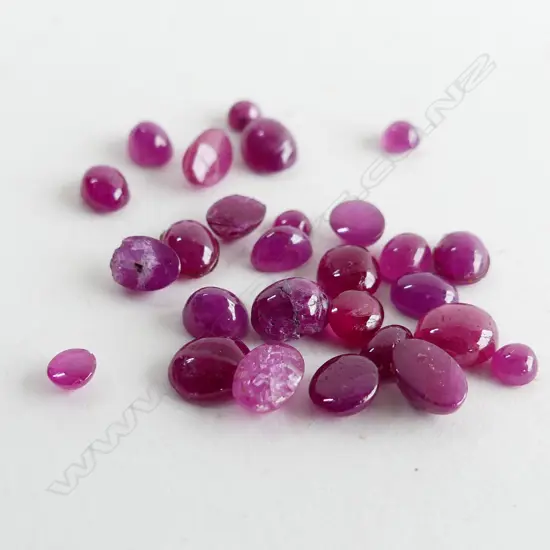 BAG MIXED 15CT RUBY CABOCHON