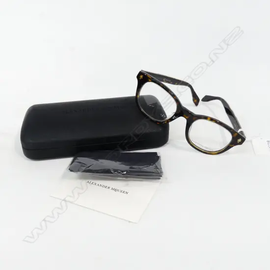 ALEXANDER MCQUEEN GLASSES, CASED