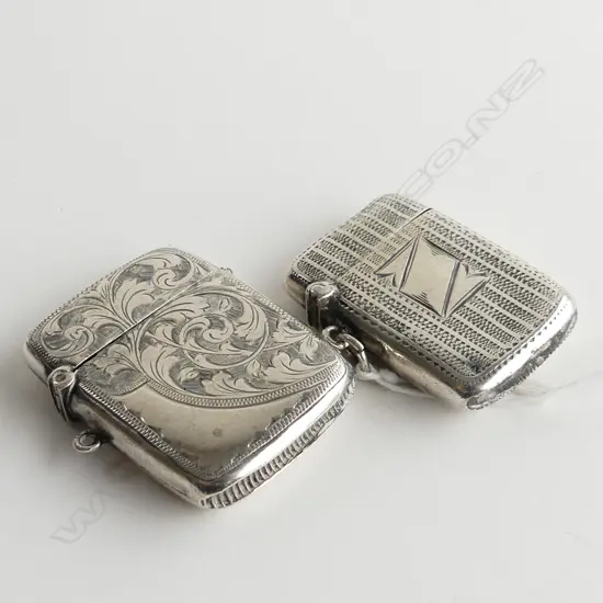 2 STG SILVER VESTAS; B'HAM 1908 & 1912 38.9 GRAMS