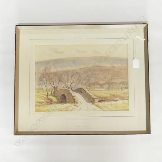 DICK YEADON W/COLOUR 'IN THE LYTH VALLEY WESTMORLAND. G.B." 240 x 340mm framed under non reflective glass