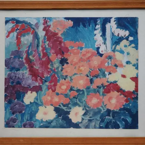 NZ UNKNOWN ARTIST, AN ARRAY OF FLOWERS, PRINT, 300mm x 360mm