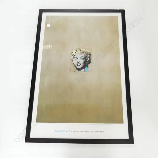 ANDY WARHOL MARILYN MONROE PRINT 1080x710mm