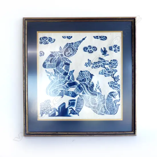 THAI BATIK STYLE PRINT 470 X 440mm