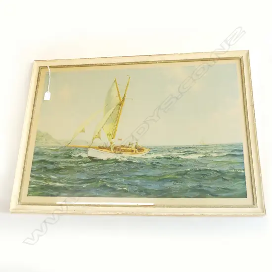 LG YACHTING SCENE PRINT 750 X 500mm