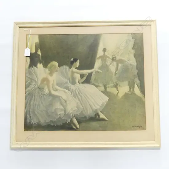 LAURA KNIGHT RETRO BALLET PRINT 430x530mm