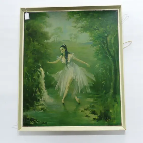 CARLOTTA EDWARDS RETRO BALLET PRINT 600x500mm