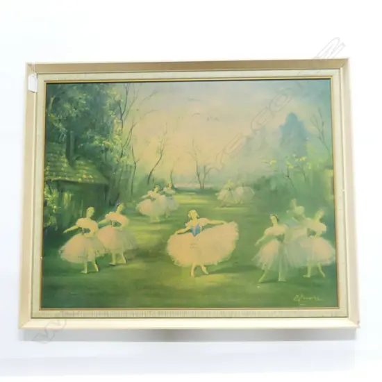 LGE RETRO BALLET PRINT - CARLOTTA EDWARDS 'GALINA ULANOVA IN 'GISELLE'  470x600mm