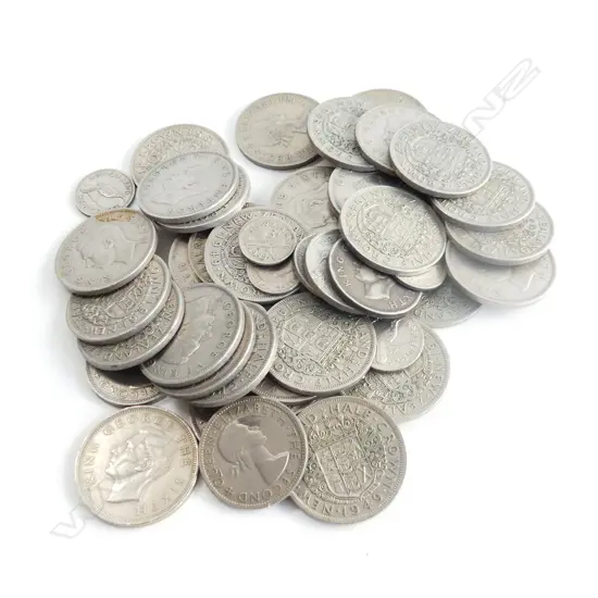 BAG MIXED NZ PRE DECIMAL COINS