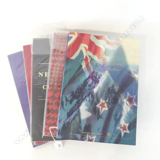 5 NZ STAMP COLLECTIONS; 1984, 1985, 1991, 1993, 1994