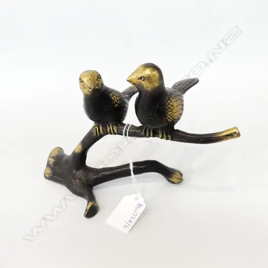 PR BRONZE BIRDS ON BRANCH W.210mm