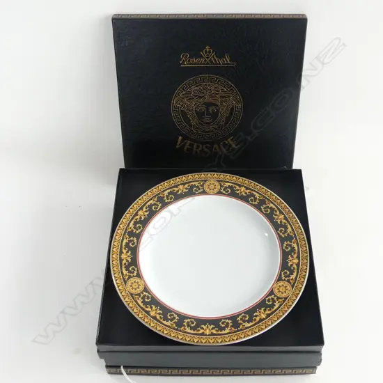 4 BOXED ROSENTHAL VERSACE ‘MEDUSA’ DINNER PLATES, DIA.270mm