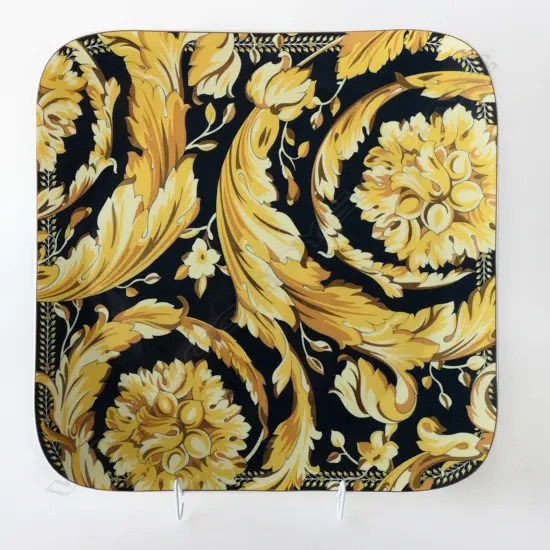 ROSENTHAL VESACE LG SQUARE SERVING PLATTER, DIA.340mm