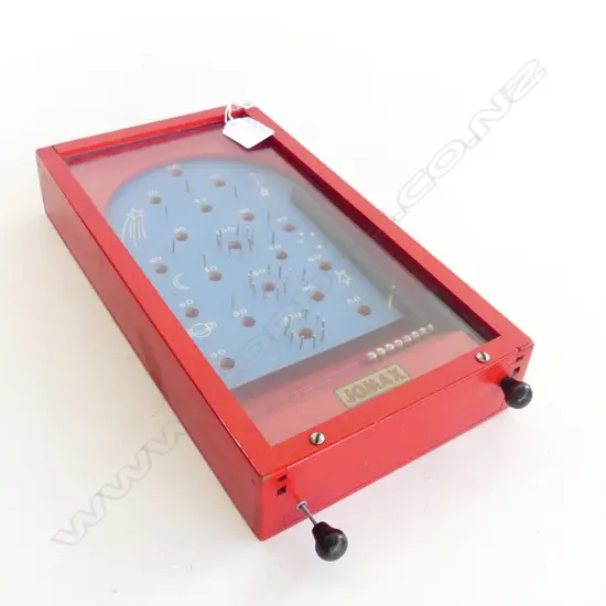 VINTAGE JOMAX SMALL PIN BALL GAME  GREAT CONDITION L310MM W160MM
