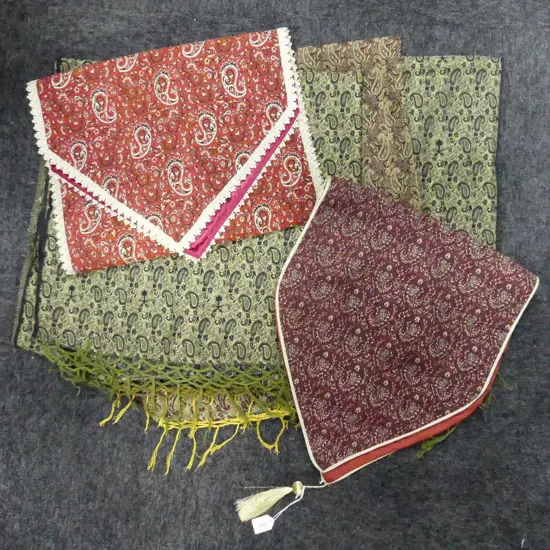 5 PERSIAN TABLE RUNNERS / CLOTHS