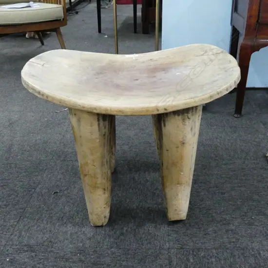AFRICAN STOOL 630 x 480 x 440mm