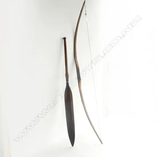 WOODEN BOW L.1200mm & SPEAR L.890mm