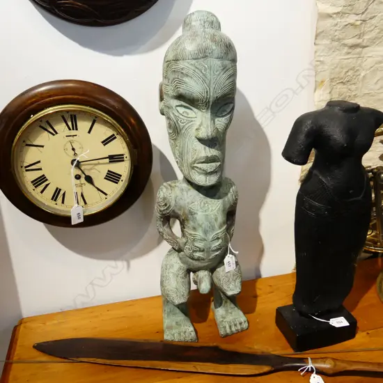 BRONZE MAORI TEKO H.630mm