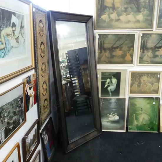 LGE MODERN MIRROR 2000x800mm METAL FRAME with burnished finish. Cost $2500