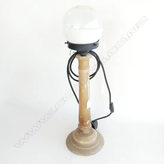VINTAGE DECO ALABASTER LAMP H.560mm