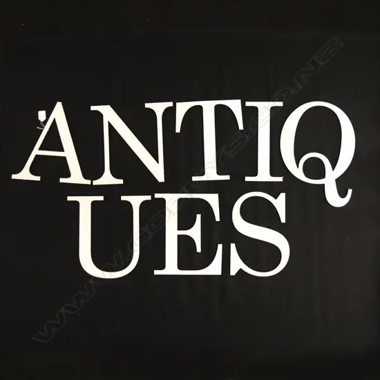 'ANTIQUES' 8 3D CUT LETTERS H.260mm