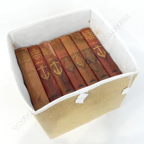 BOX BOOKS; 6 VOLUMES 'THE HISTORY OF THE GREAT EUROPEAN WAR' + ONE OTHER