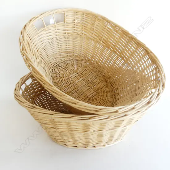 PR WOVEN WILLOW LAUNDRY BASKETS W.580mm