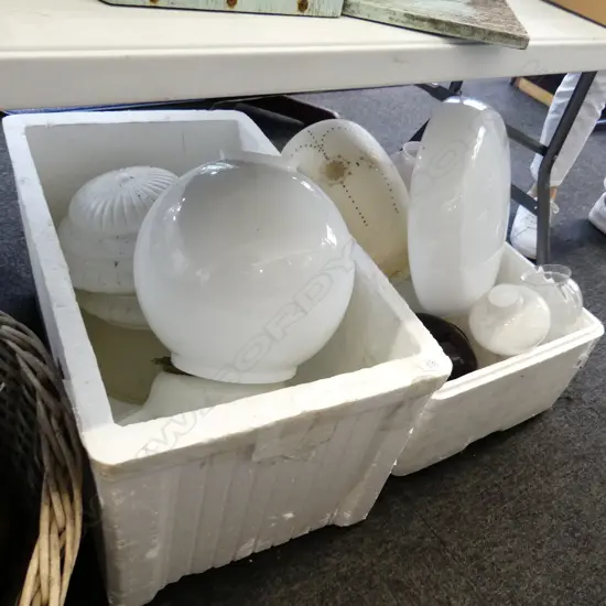 2 BOXES ASST LIGHT FITTINGS