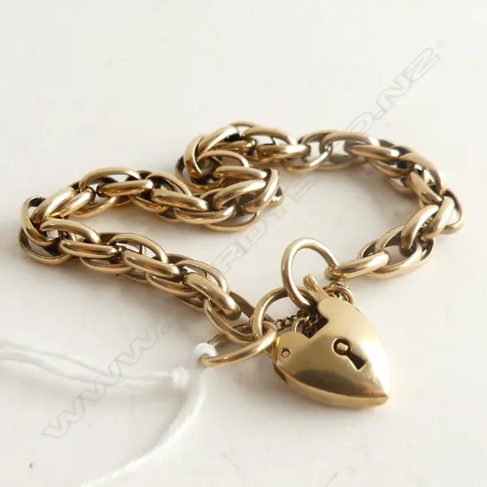 UNMARKED GOLD BRACELET - TESTING AS 9CT 18.8 GRAMS