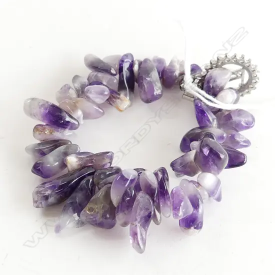 CLUSTER AMETHYST BRACELET 