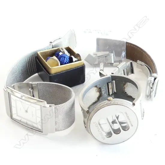 BAG ASST WATCHES, CUFFLINKS ETC..