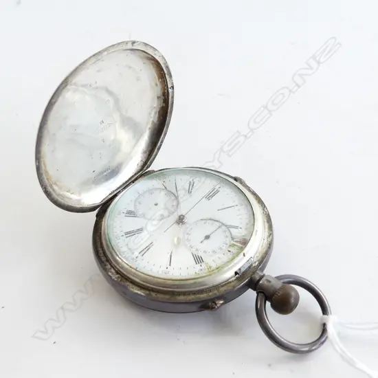 RTV ANTIQUE 935 SILVER POCKETWATCH AF 114 GRAMS