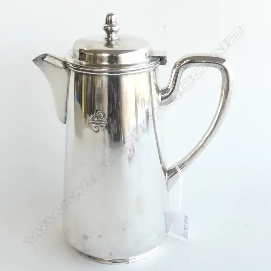 LG AIR NZ SILVER PLATE COFFEE JUG H. 260MM