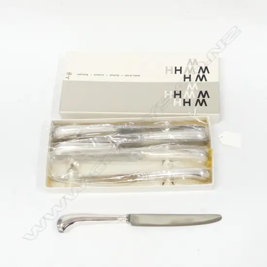 BOX 6 WALKER & HALL KNIVES IN ORIGINAL BOX