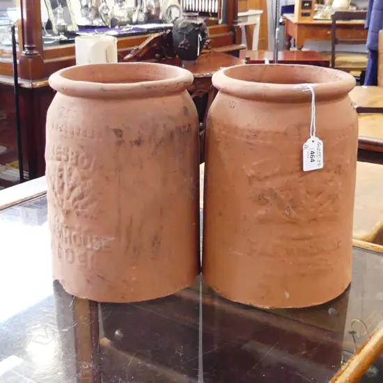 PR SMALL SWEETCORN PLANTERS UNGLAZED H.260mm