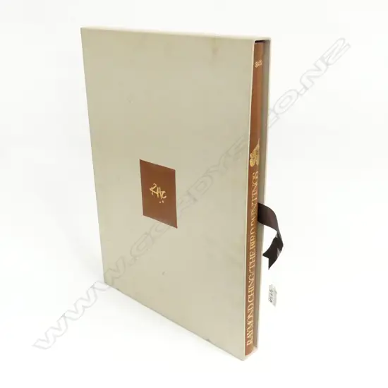 LG CASED ART BOOK; RAYMOND CHING; THE BIRD PAINTINGS - COLLINS, 1975 480x330mm