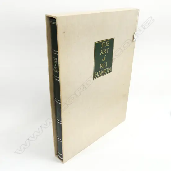LG CASED BOOK; THE ART OF REI HAMON - COLLINS 1980 486/600 515x390mm