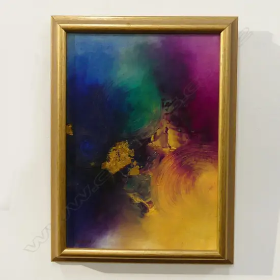 TIM (AHT) WILSON (QUEENSTOWN 1954-2020), 'BLOWN GLASS', ACYLIC ON BOARD, SIGNED, 345 x 240mm