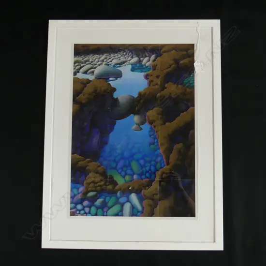 MICHAEL SMITHER 'ROCKPOOL' POSTER 500x360mm