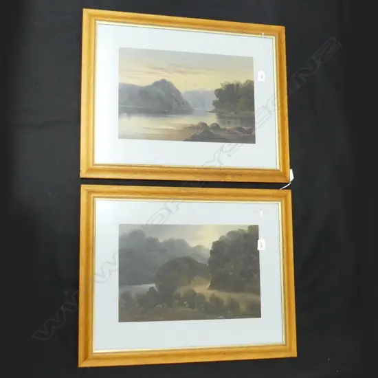 PR S. CROFT COLONIAL LANDSCAPE OILS 280x420mm