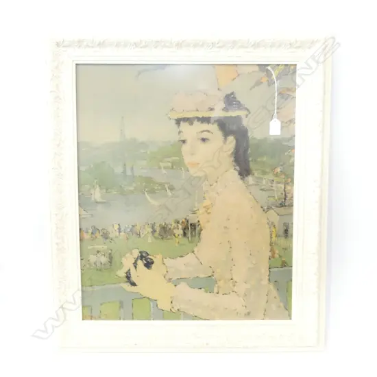 LG PRINT 'REGATE SUR LA SEINE' BY DIETZ EDZARD 600x500mm