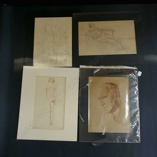 ARCHIBALD ZIEGLER (1903–1971) 4 DRAWINGS (c1935) 