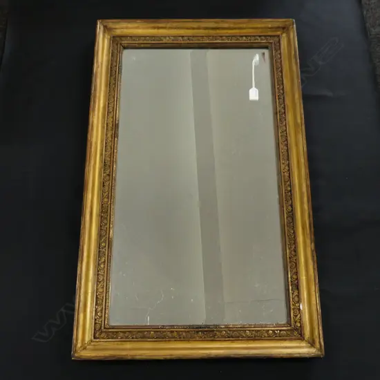GILT FRAMED MIRROR  575 x 935MM