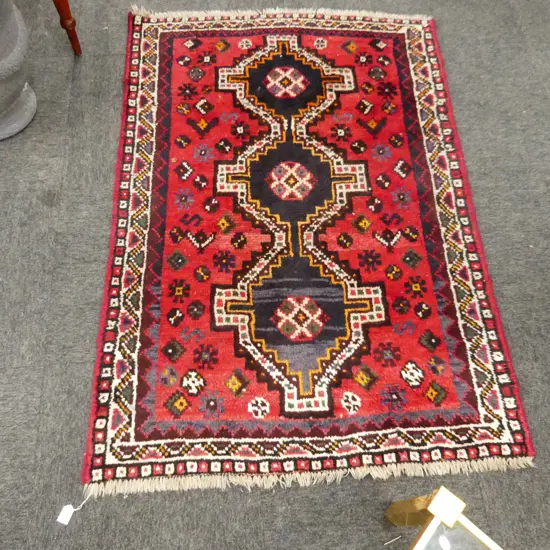 HAND KNOTTED ALL WOOL IRANIAN RUG 1500x1040mm