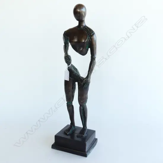BRONZE ABSTRACT MALE FIGURE H.460mm